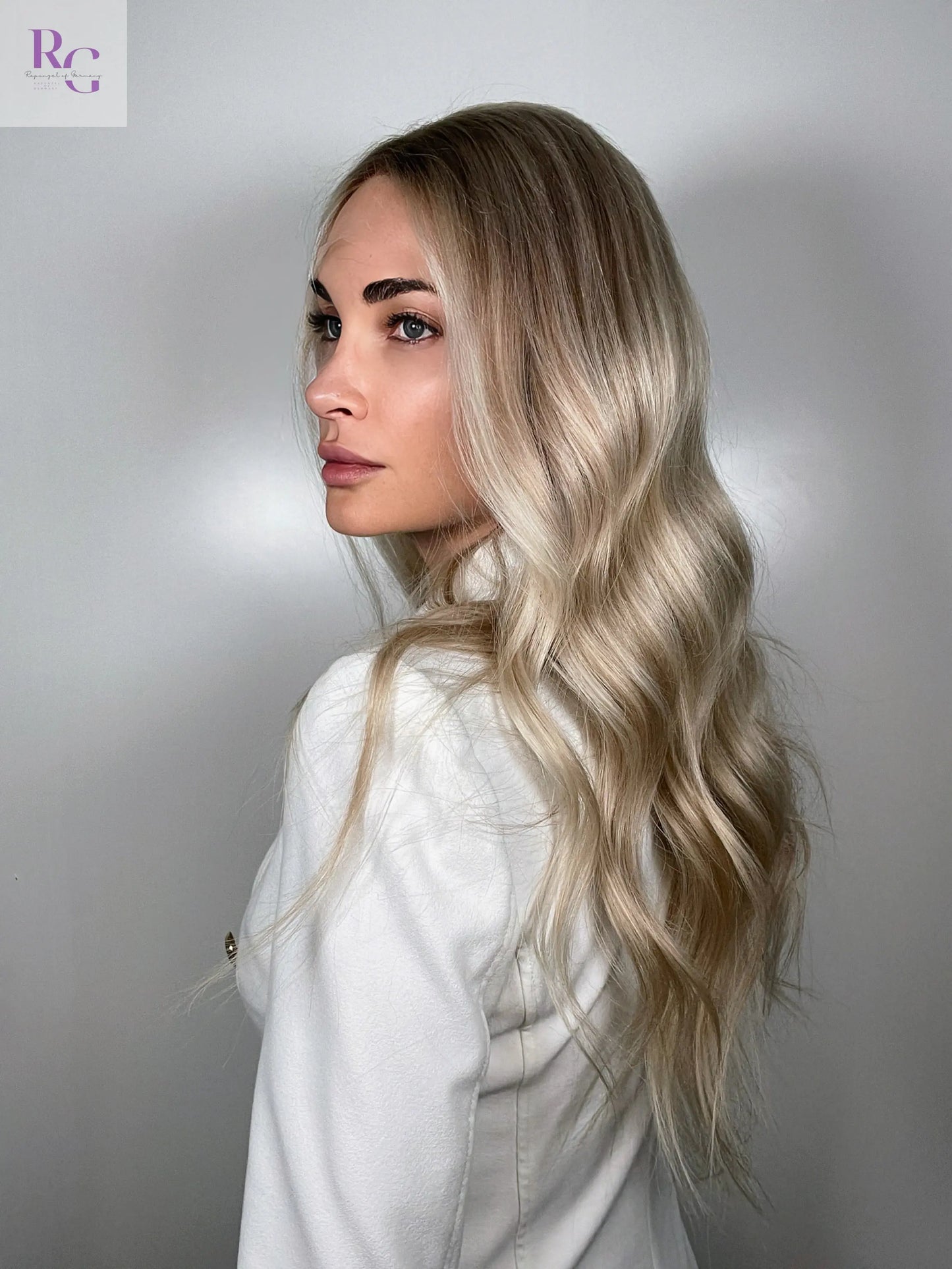 Charlotte-Alexa / Silktop Perücke mit HD Lace / Europäisches Haar / 60 cm / sofort lieferbar Rapunzel of Germany