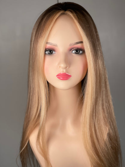 Emilia / Luxury Collection / Silktopper Premium Echthaar in Balayage