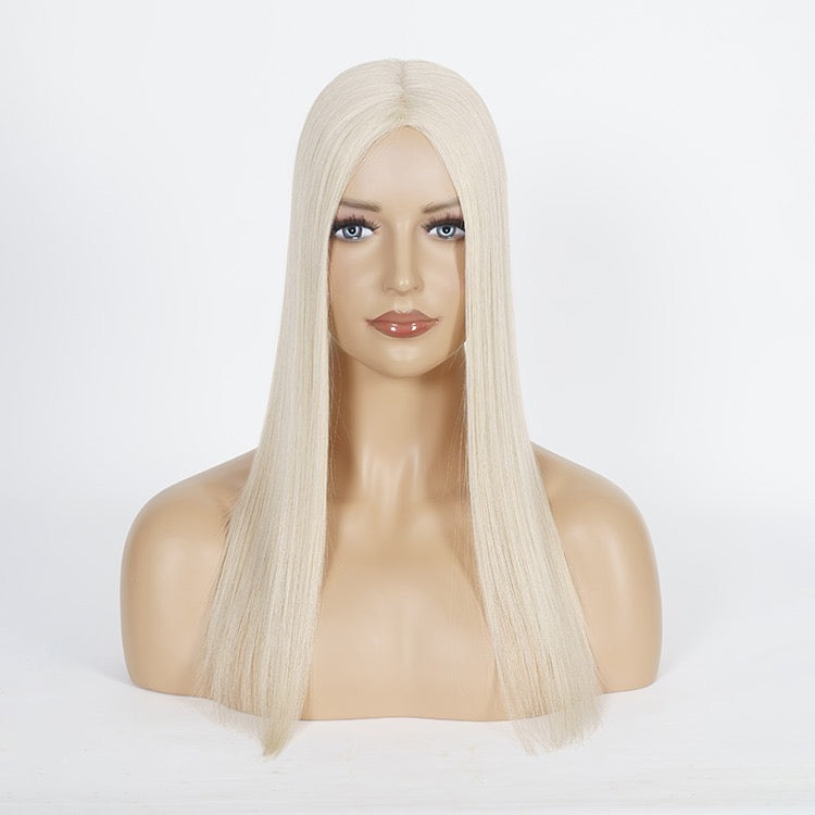 Leyla / Essentials Collection / Silktopper Echthaar in Platinblond