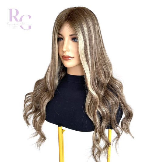 Rachel / Essentials Collection / Echthaarperücke mit Lace Top in Balayage