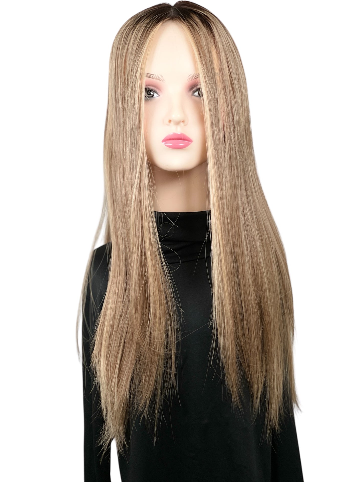 Emilia / Luxury Collection / Silktopper Premium Echthaar in Balayage