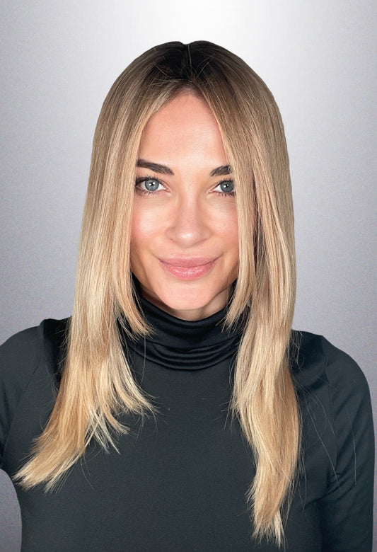 Julia / Essentials Collection / Silktopper Echthaar in Blond