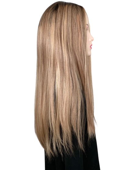 Emilia / Luxury Collection / Silktopper Premium Echthaar in Balayage