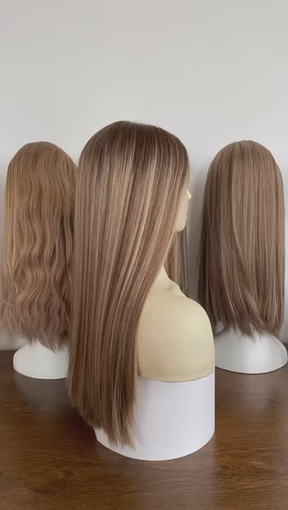 Maßgeschneiderte Silk Lace Echthaarperücke / Luxury Collection / Europäisches Premiumhaar