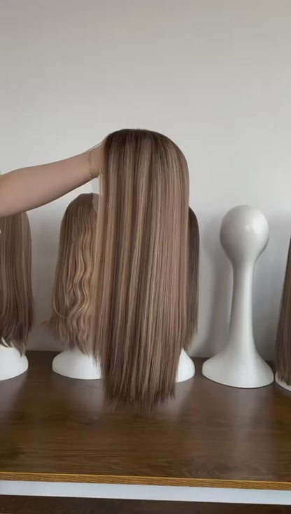 Maßgeschneiderte Silk Lace Echthaarperücke / Luxury Collection / Europäisches Premiumhaar