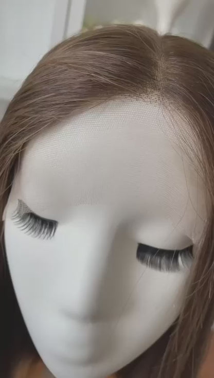 Maßgeschneiderte Silk Lace Echthaarperücke / Luxury Collection / Europäisches Premiumhaar
